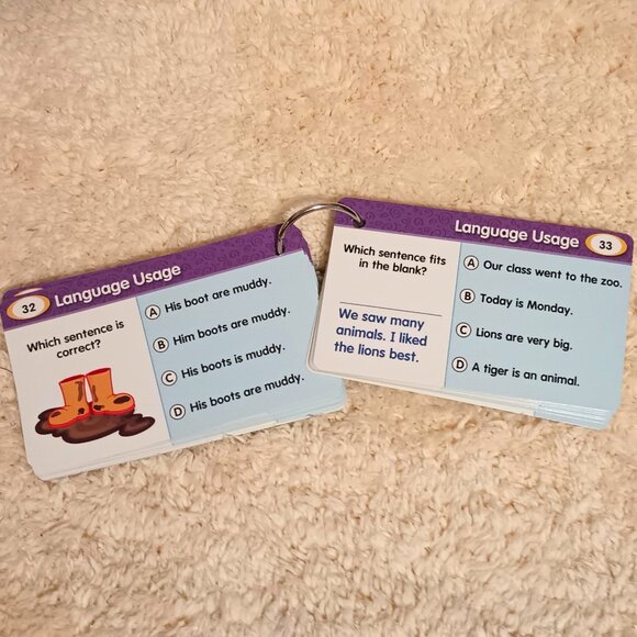 EUC ~ Lakeshore Language Test Prep Rings ~ Grade 1 - Picture 14 of 16